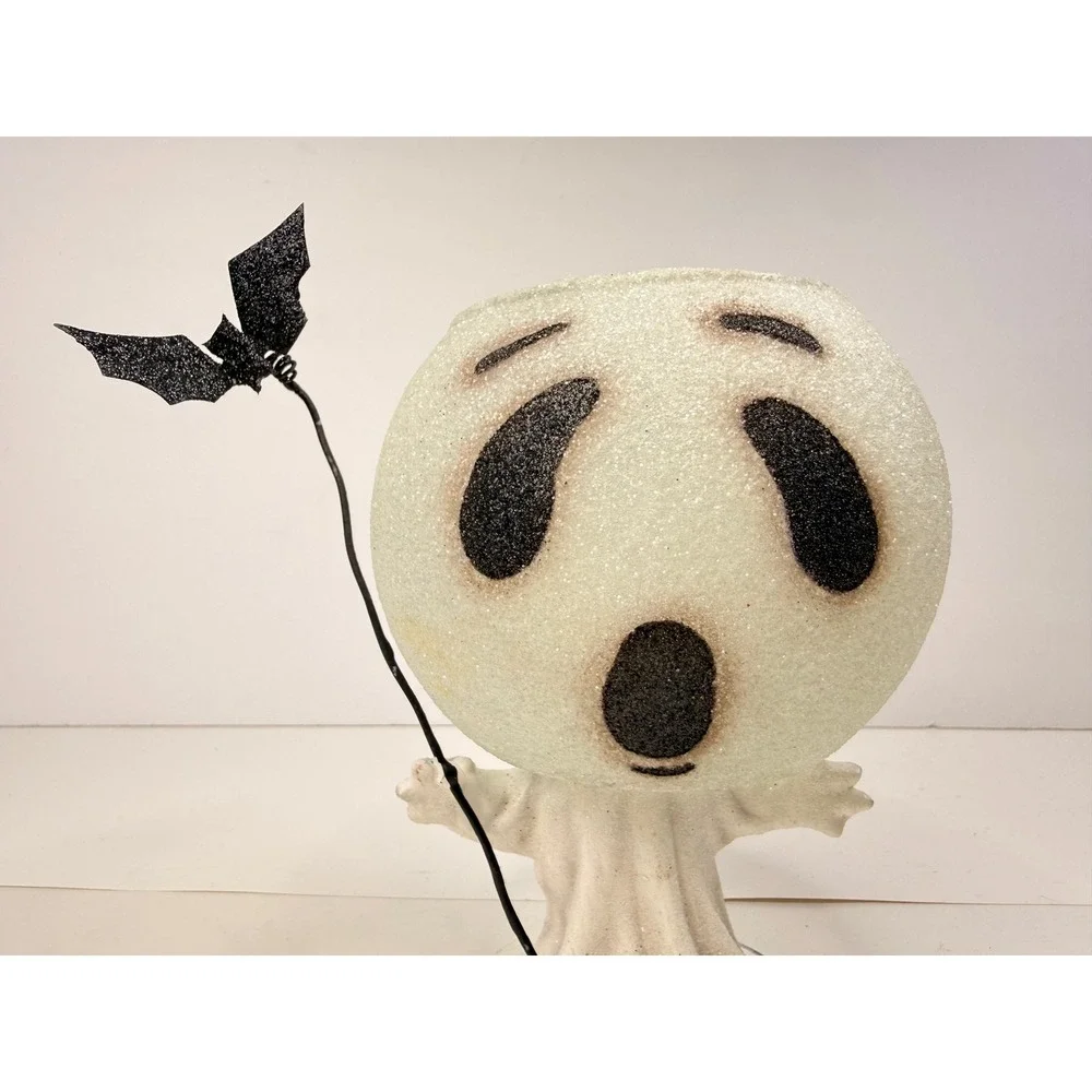 Department 56 Halloween Ghost Glitterville Votive Tea Light Candle Holder VTG
